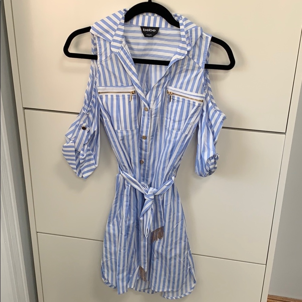 Bebe looks like shirt dress